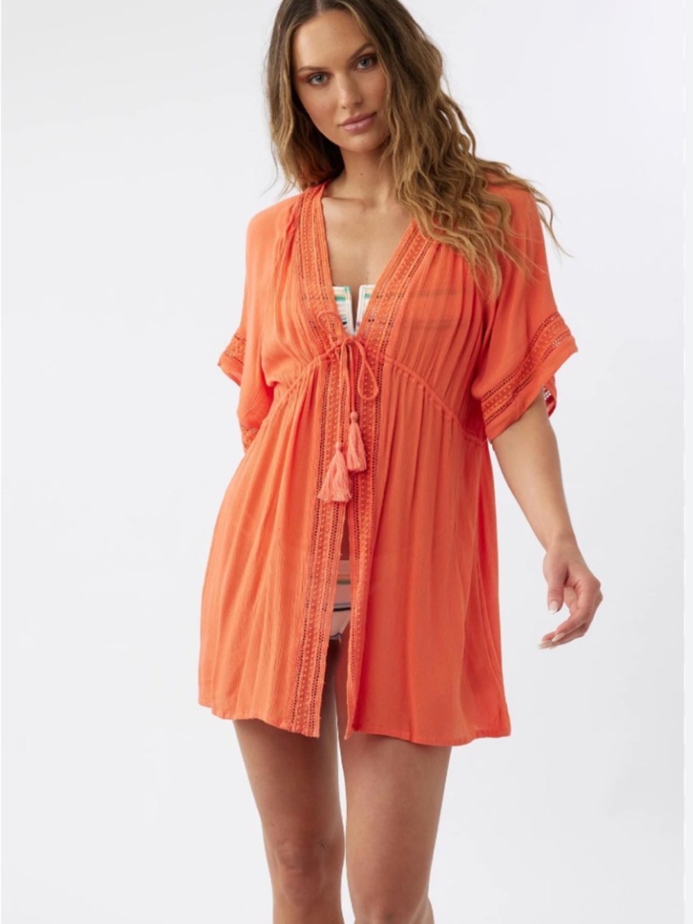 O’Neill Orange Beach Cover Up / Dress Size S – New Without Tags
